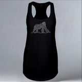 Gorilla Doctors - Ladies Racerback Tank - Black