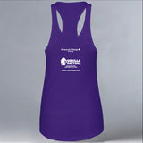 Gorilla Doctors - Ladies Racerback Tank - Purple Rush