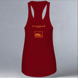 Grand Canyon Wolf Recovery Project - Ladies Racerback Tank - Cardinal