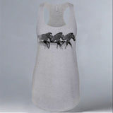 Grevy's Zebra Trust - Ladies Tank - Heather Gray