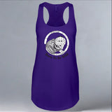 Jungle Friends - Ladies Racerback Tank - Purple Rush