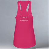 Jungle Friends - Ladies Racerback Tank - Raspberry
