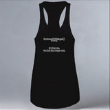 NMDR - Ladies Racerback Tank - Black