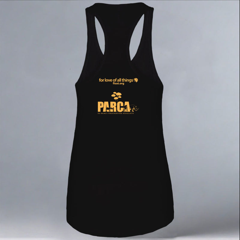 PARCA - Ladies Racerback Tank - Black