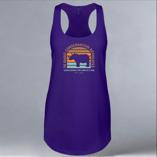 PARCA - Ladies Racerback Tank - Purple Rush