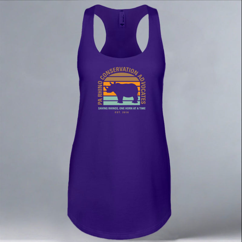 PARCA - Ladies Racerback Tank - Purple Rush