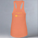 Painted Dog Conservation Inc. - Ladies Racerback Tank - Light Orange