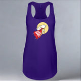 Rabbit Haven - Ladies Racerback Tank - Purple Rush