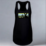 Rabbitats - Ladies Racerback Tank - Black