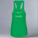 Rabbitats - Ladies Racerback Tank - Kelly