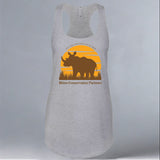 Rhino Conservation Partners - Ladies Tank - Heather Gray