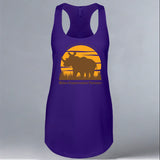 Rhino Conservation Partners - Ladies Tank - Purple Rush