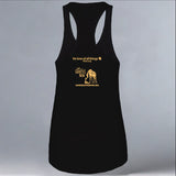 Save Giraffes Now - Ladies Racerback Tank - Black