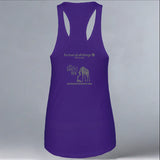 Save Giraffes Now - Ladies Tank - Purple Rush