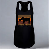 Saving the Survivors - Ladies Tank - Black