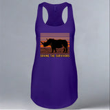 Saving the Survivors - Ladies Tank - Purple Rush