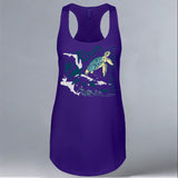 Tour de Turtles - Ladies Tank - Purple Rush