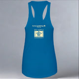 Tour de Turtles - Ladies Racerback Tank - Turquoise