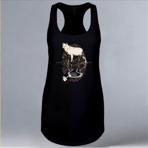 Wolf Haven - Ladies Racerback Tank - Black