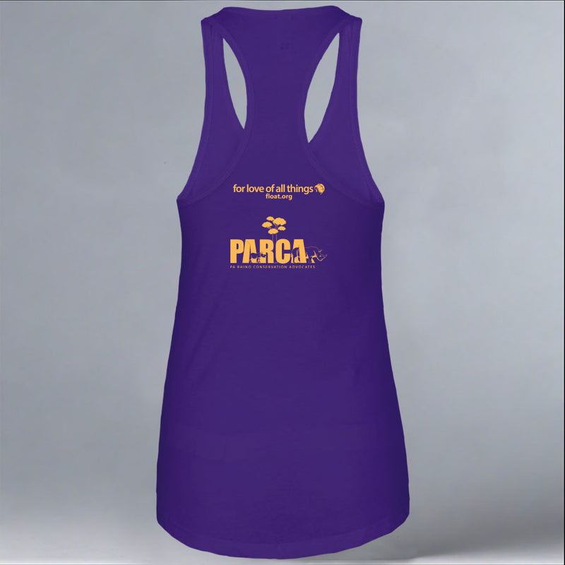 PARCA - Ladies Racerback Tank - Purple Rush