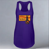 Bat World Sanctuary - Ladies Racerback Tank - Purple Rush