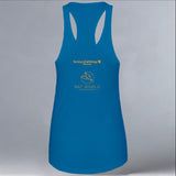 Bat World Sanctuary - Ladies Racerback Tank - Turquoise