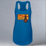 Bat World Sanctuary - Ladies Racerback Tank - Turquoise