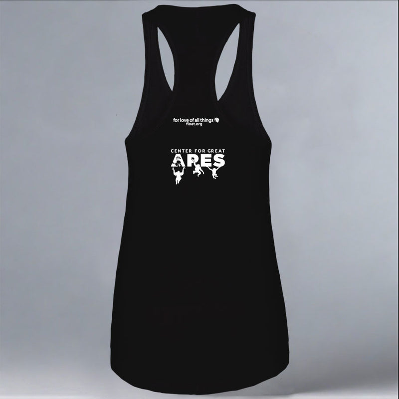 Cahaya - Ladies Racerback Tank - Black