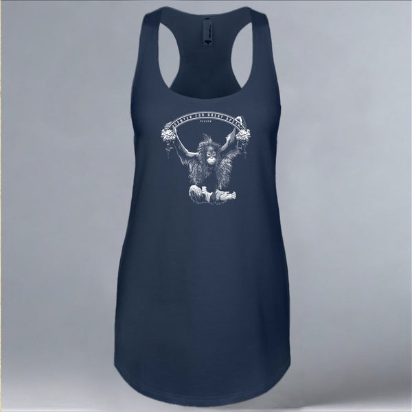 Cahaya - Ladies Racerback Tank - Indigo