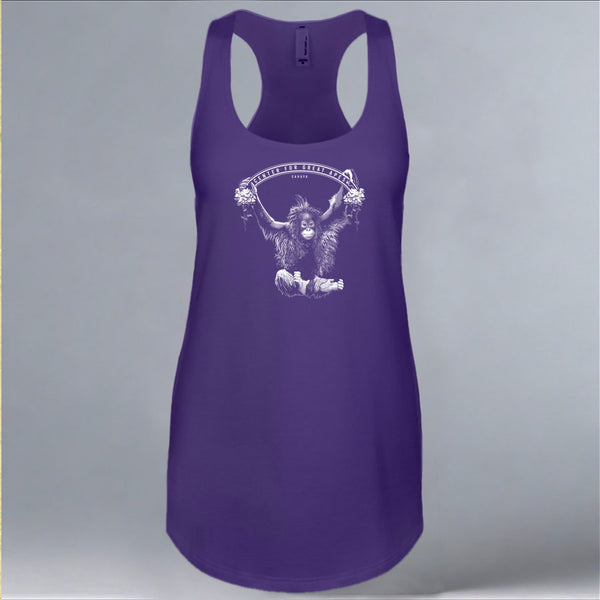 Cahaya - Ladies Racerback Tank - Purple Rush