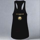 Queen of the Tetons - Ladies Racerback Tank - Black