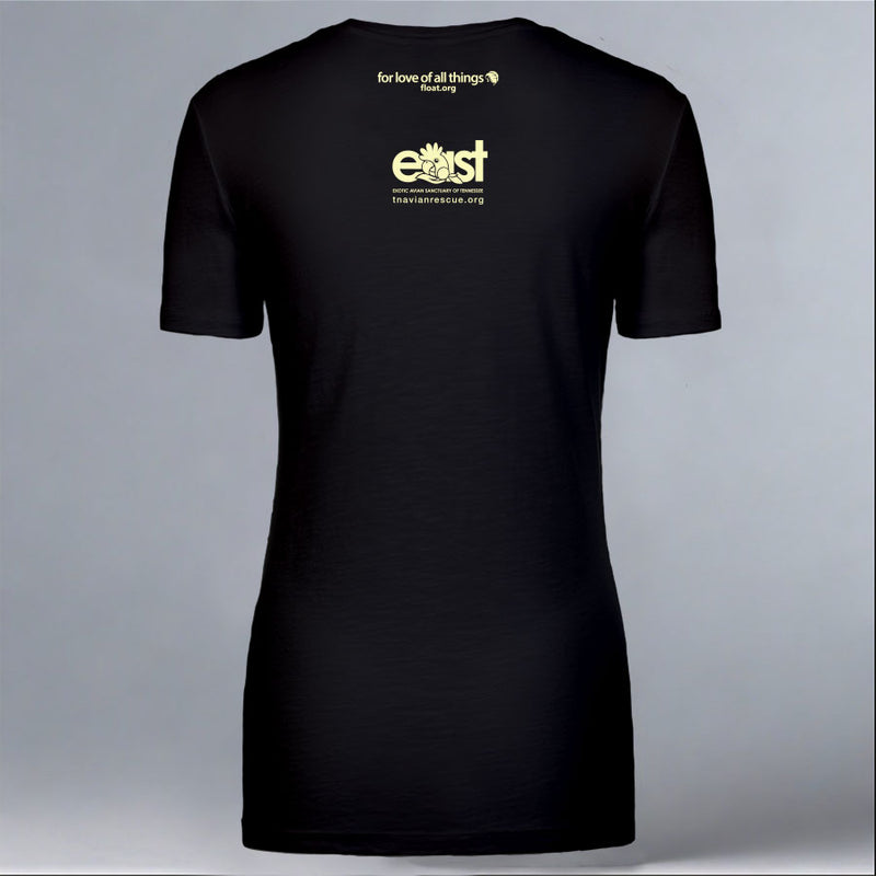 EAST - Ladies V-Neck - Black