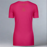 California Raptor Center - Ladies V-Neck - Raspberry