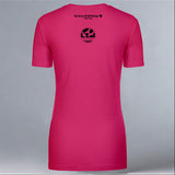 California Wildlife Center - Ladies V-Neck - Raspberry