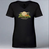 Endangered Wolf Center - Ladies V-Neck - Black