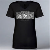Grand Canyon Wolf Recovery Project - Ladies V-Neck - Black