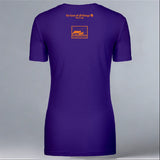 Grand Canyon Wolf Recovery Project - Ladies Fitted V-Neck - Purple Rush