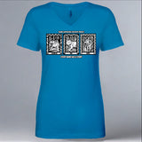 Grand Canyon Wolf Recovery Project - Ladies V-Neck - Turquoise