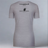 Grevy's Zebra Trust - Ladies V-Neck - Heather Gray