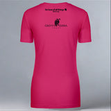 Grevy's Zebra Trust - Ladies V-Neck - Raspberry