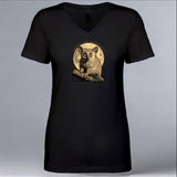 Protect Our Bushbabies - Ladies V-Neck - Black