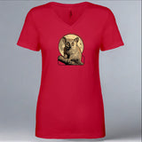 Protect Our Bushbabies - Ladies V-Neck - Red