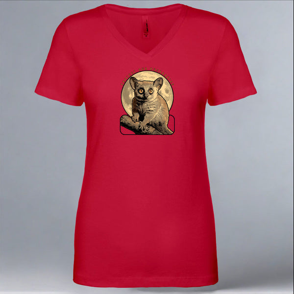 Protect Our Bushbabies - Ladies V-Neck - Red