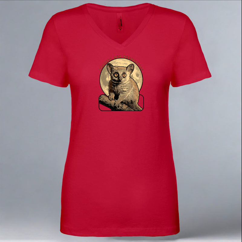 Protect Our Bushbabies - Ladies V-Neck - Red
