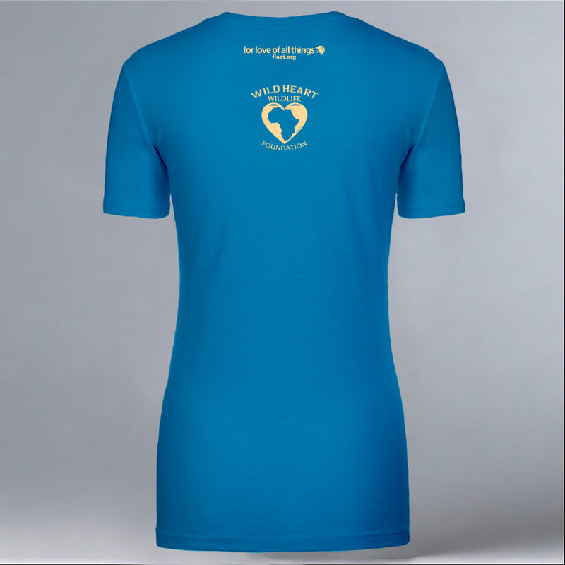 Protect Our Bushbabies - Ladies V-Neck - Turquoise