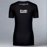 House Rabbit Society - Ladies V-Neck - Black