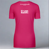 House Rabbit Society - Ladies V-Neck - Raspberry
