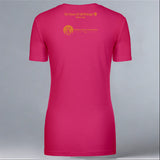Painted Dog Conservation Inc. - Ladies V-Neck - Raspberry