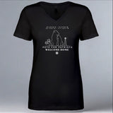 Pets for Patriots - Ladies V-Neck - Black