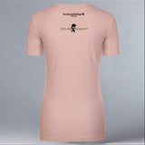 Pets for Patriots - Ladies V-Neck - Desert Pink